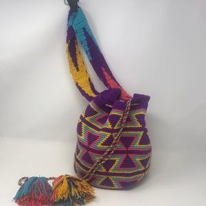 Wayuu Mochila Handmade Colombian drawstring bag